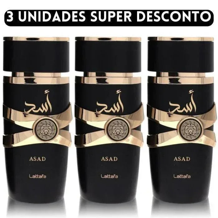 Imperdível: Perfume Árabe Asad Lattafa (100ml) - (Leve 2 e Economize) + Envio Grátis - Só Mais Alguns Minutos!